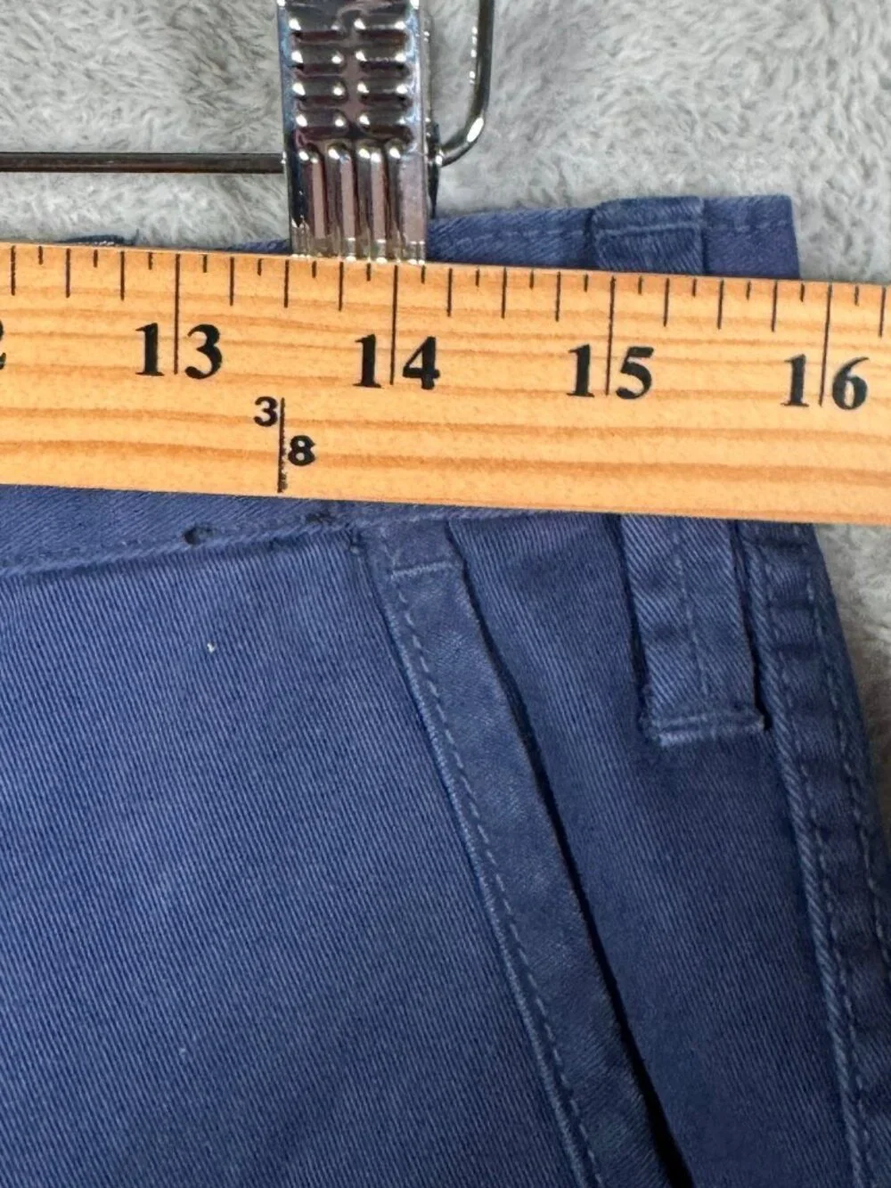 Polo Ralph Lauren Shorts Mens 31 Navy Blue Chino Relaxed Fit Flat Front